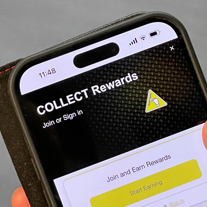 smartphone showing Collect Rewards scheme