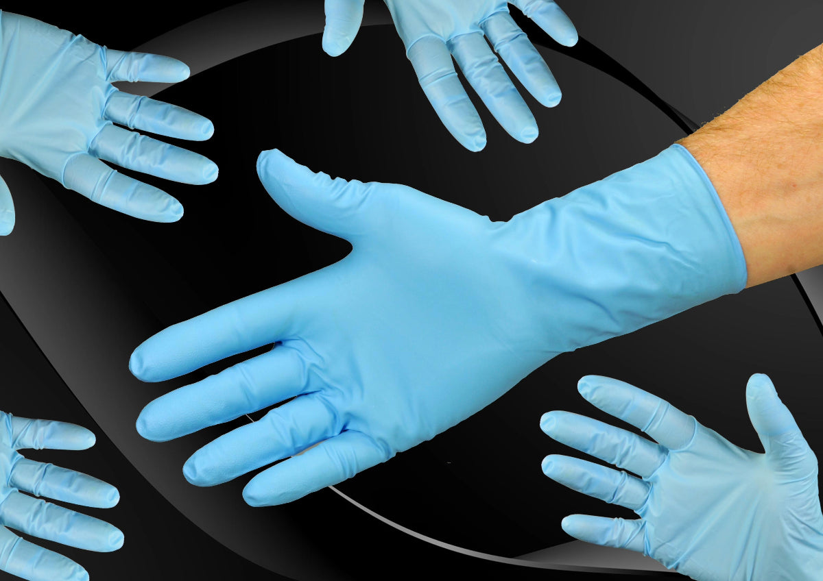 Window Cleaning PPE: Nitrile Gloves