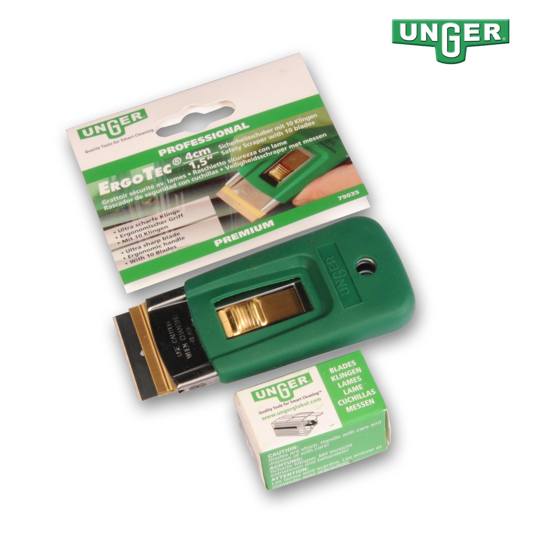 Unger ErgoTec Safety Scraper Pack