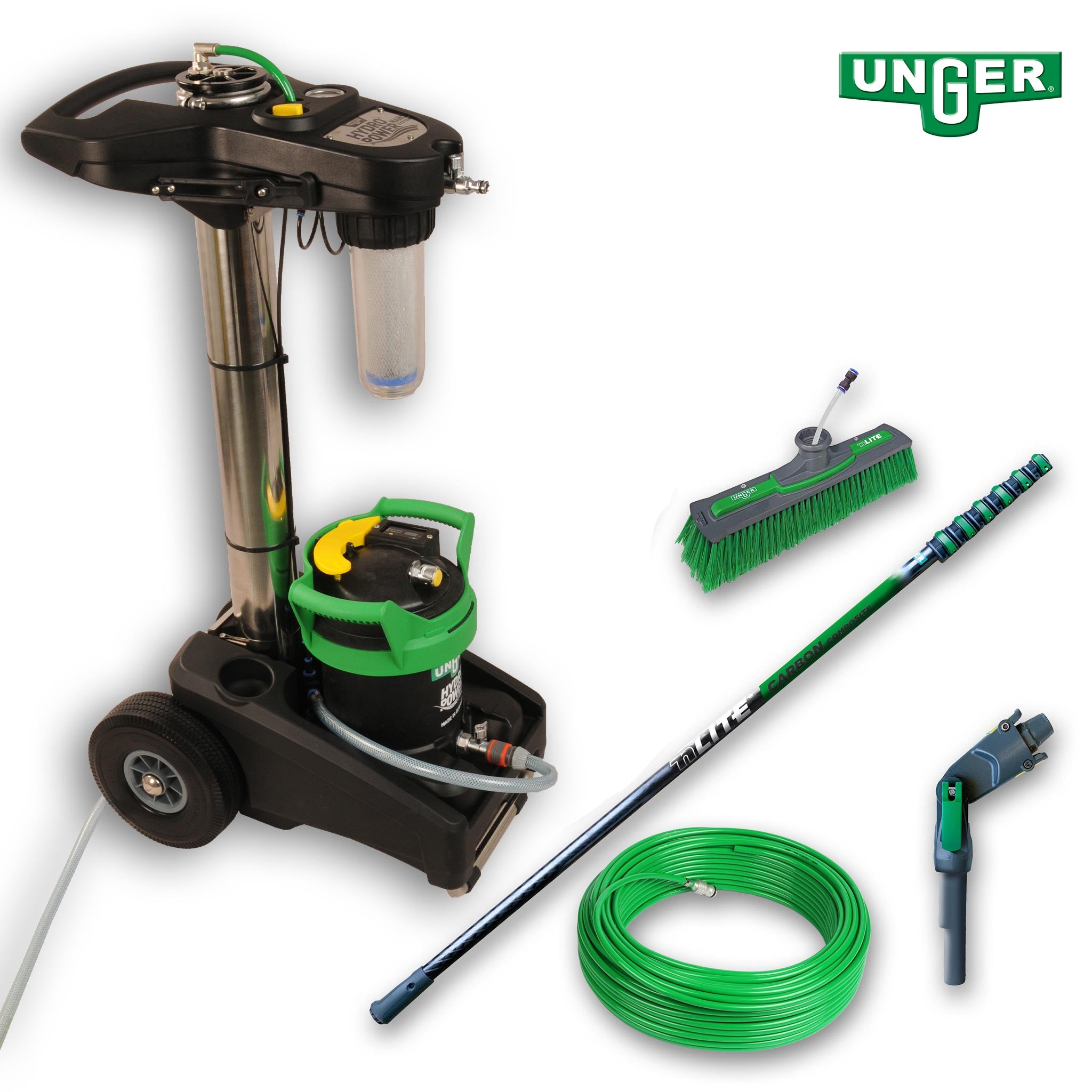 Unger HydroPower Nano RO System with Carbon Composite Pole Kit
