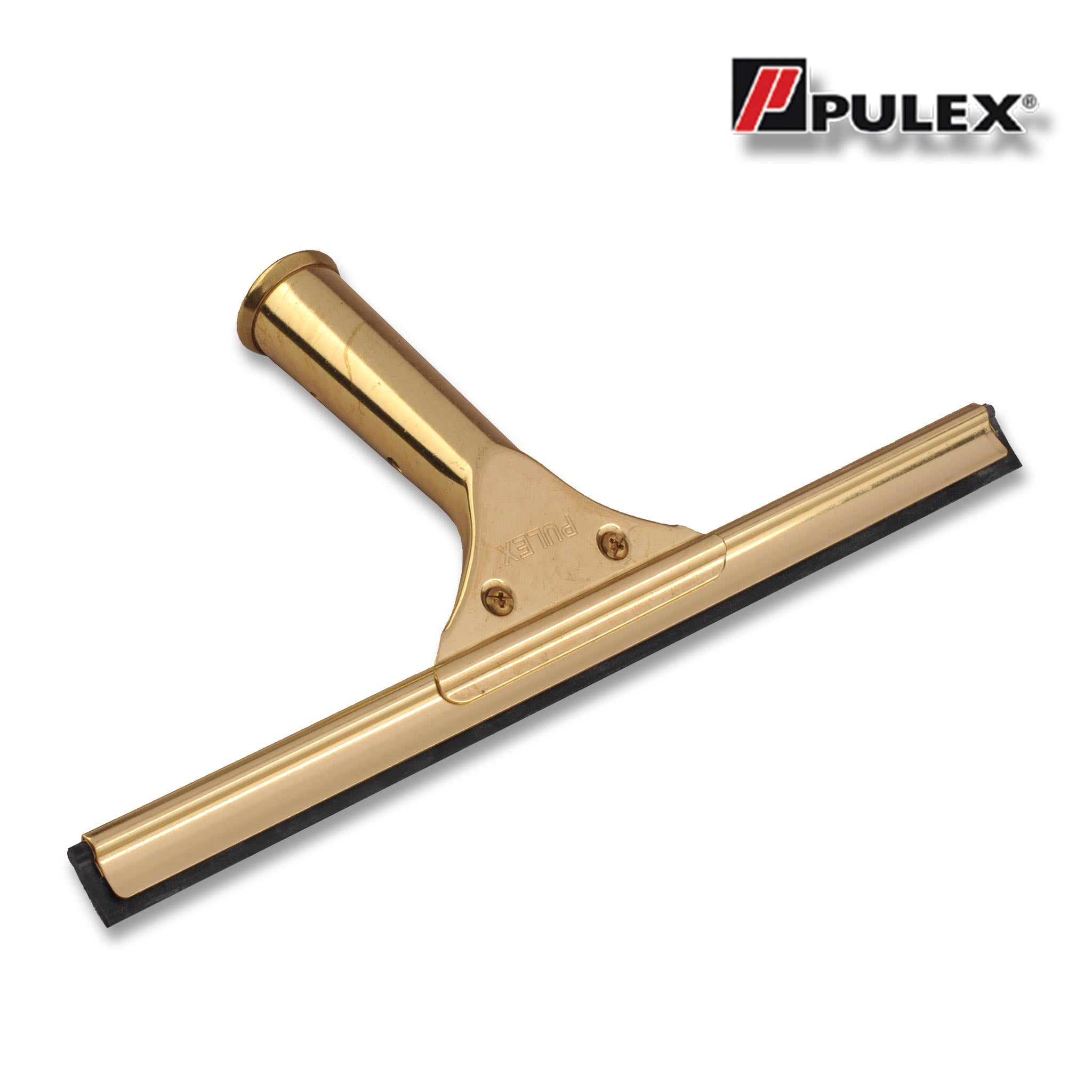 Pulex Brass Window Squeegee: Classic Traditional Design
