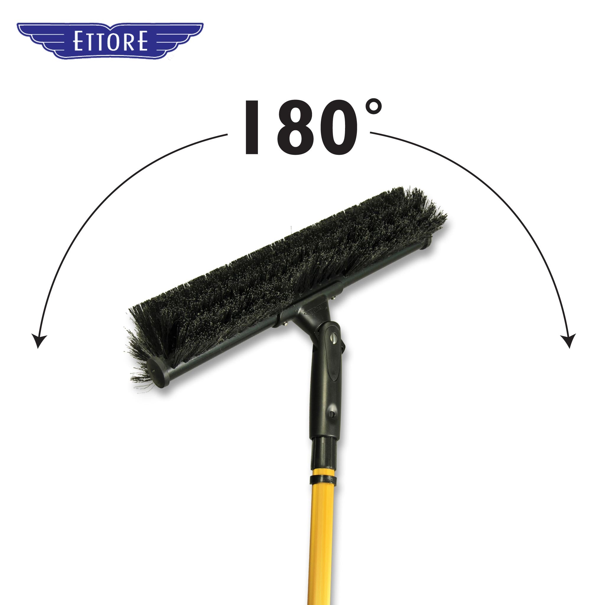 ETTORE Pro Grip T-Bar Handle 10 Inch – Professional Window Cleaning Tool With Comfort Grip
